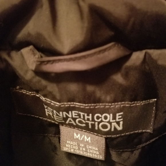 Kenneth Cole Reaction Women's Faux Fur Trim Hooded Puffer Coat Size Medium - Picture 6 of 6